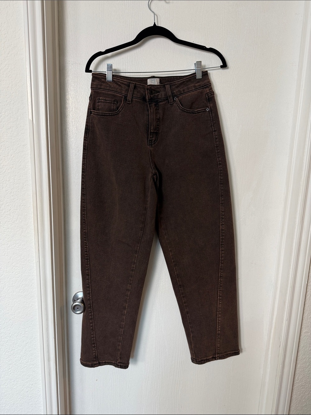 Classic High-Rise Brown Women's Jeans